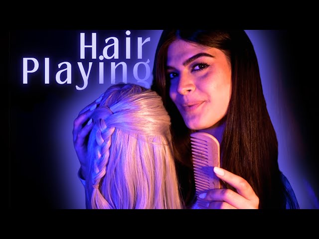 ASMR HAIR PLAYING 🪮 Scalp Massage and Hair Brushing