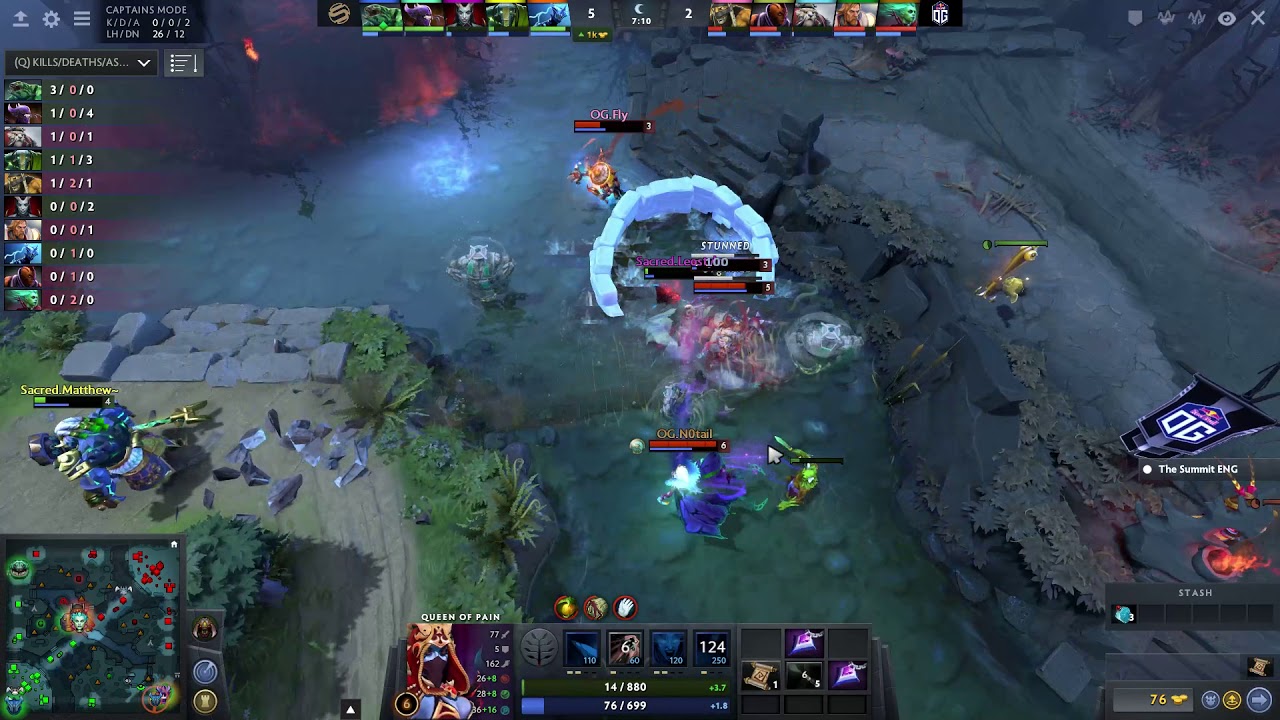 Sacred vs OG Dota Summit 8 Game 1