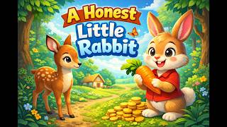 The Honest Little Rabbit Story 🐰 | Short Moral Story for Kids | Bedtime Stories | Kids English Story