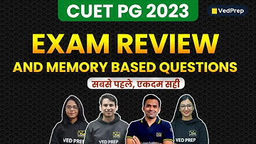 Exam Review and Memory Based Questions | CUET PG 2023 | VedPrep Biology Academy