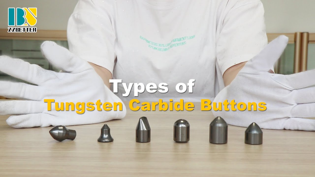 Types of tungsten carbide buttons
