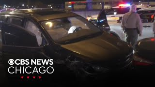 Man arrested after police chase, crash following $100K heist in Vernon Hills