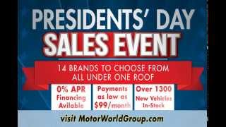 Presidents' Day Sale Event at MotorWorld