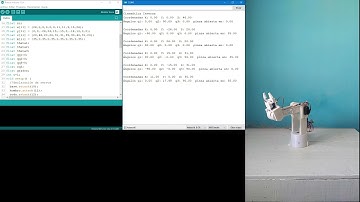 Brazo robot 3GDL cinemática inversa