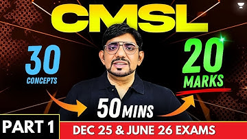 CMSL MARATHON | ONE SHOT REVISION | CS EXECUTIVE DEC 25 & JUNE 26 EXAMS | CS AMIT VOHRA | UNACADEMY