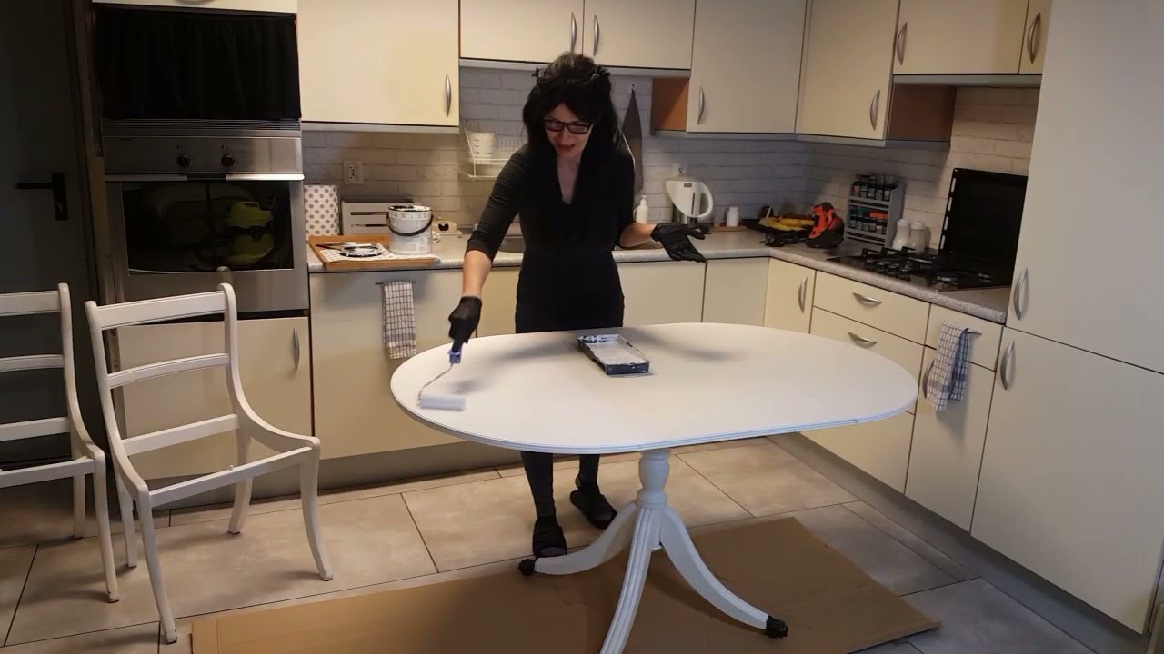 NIE WYRZUCAJ DOBRYCH RZECZY!   Renowacja starego stołu