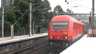 {ERL} ER20 8001 + MTR 56 Locomotive pass with the polite honk