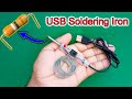 How To Make A USB Soldering Iron Using Resistor At Home| USB Soldering Iron | DC Mini Soldering Iron