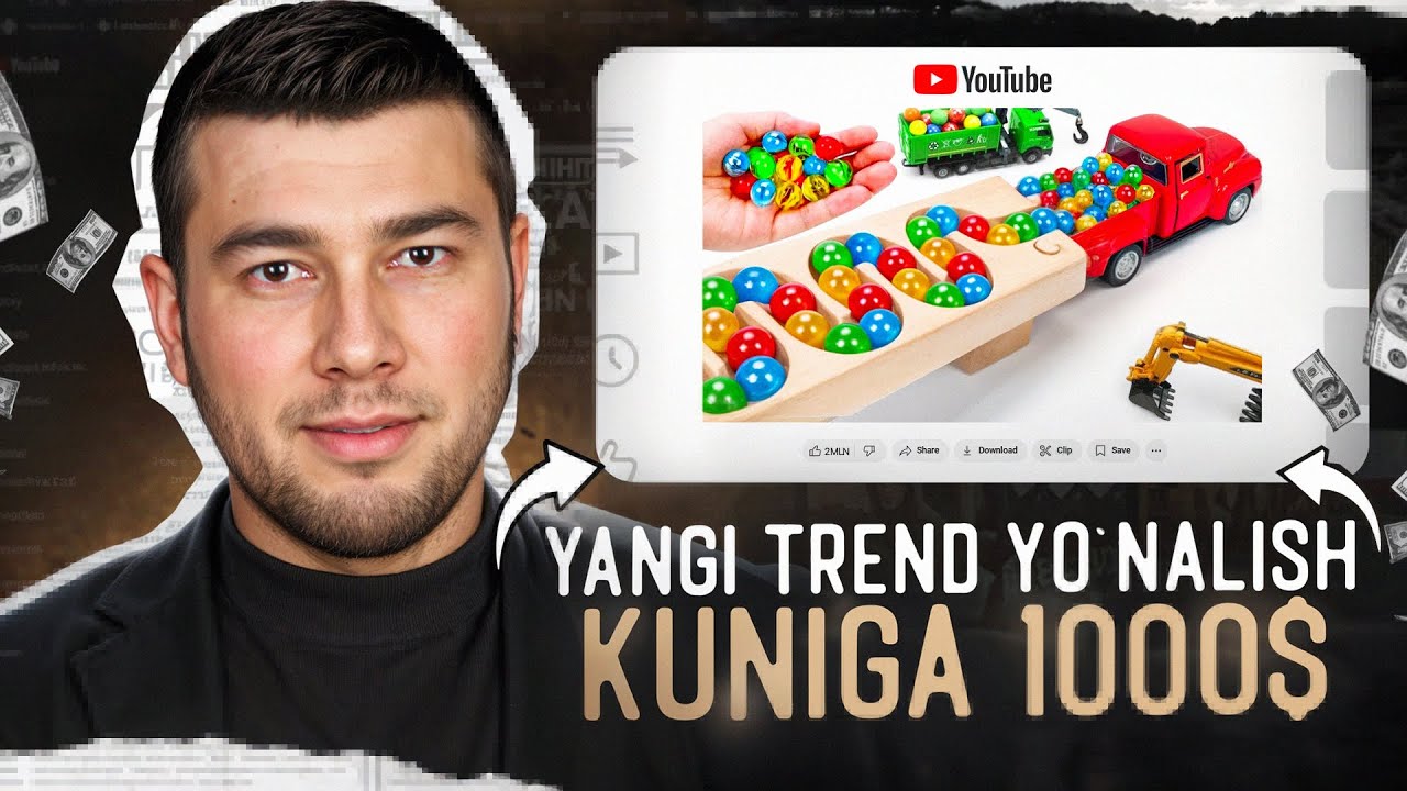 Bir Oyda 0 dan 30.000$ gacha - YouTube Pul Ishlash Yo'li