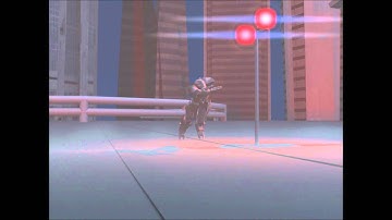 Sci-Fi Mecha sprint/ jump animation test