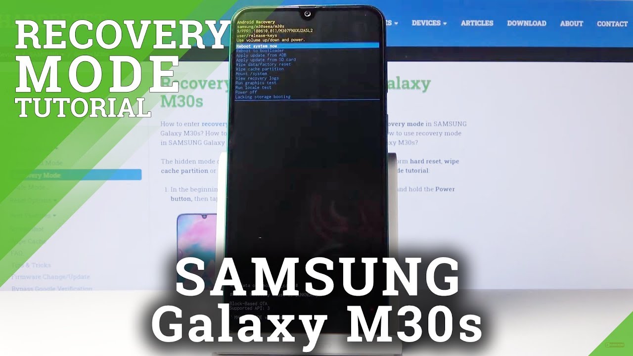 Samsung A50 Recovery Mode