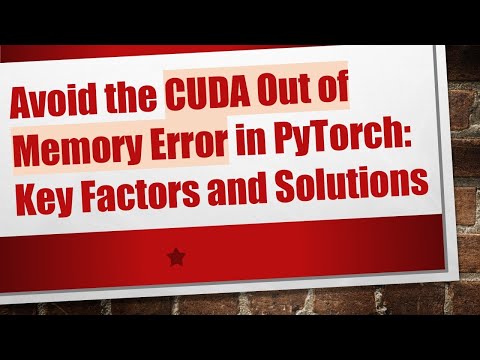 Avoid the CUDA