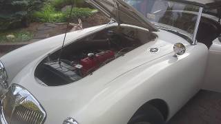 1960 MGA cold start for BringaTrailer.com