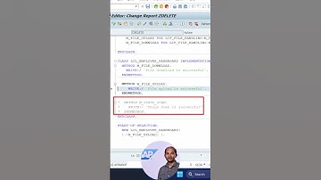 ABAP OOPS TIPS! #shorts #oop #abap