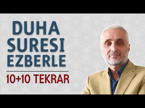 Duha suresi ezberle 10 tekrar+10 tekrar (Fatih Çollak)