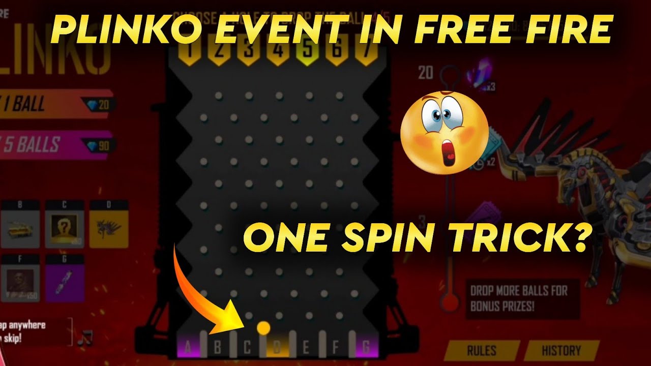 New Plinko Event In Free Fire | Pegasus Skywing Free Fire |New Plinko Pegasus |Powered by game.tv