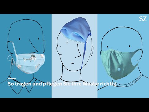 Video: So Tragen Sie Eine Gesichtsmaske, Um Die Virusübertragung Zu Verringern