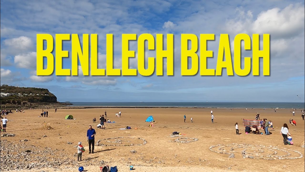 Benllech Anglesey 4K Beach Walk North Wales Best Sandy Beaches YouTube