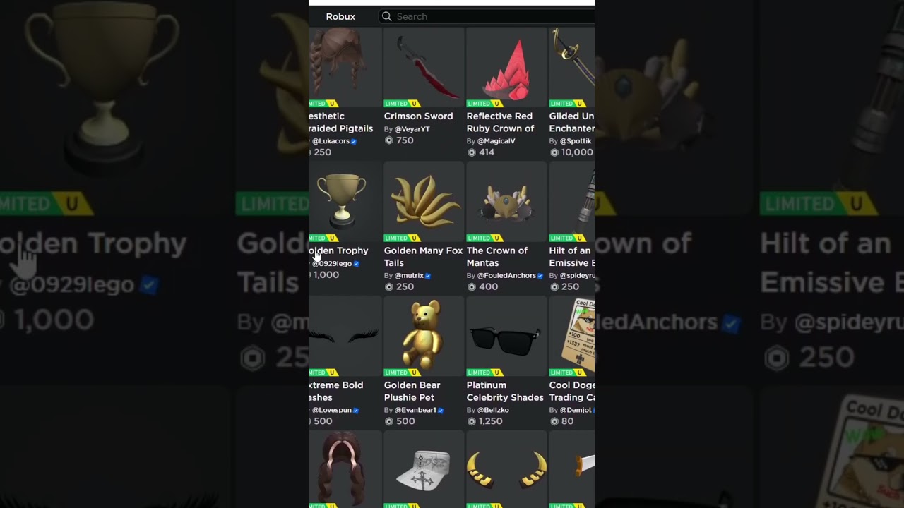 💰😱HOW TO GET ROBLOX LIMITEDS THAT ARE REALY CHEAP...