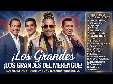 Merengue De Los 80 Y 90 Mix | Los Hermanos Rosario, Toño Rosario, Oro Sólido