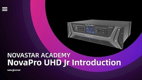 NovaPro UHD Jr Introduction