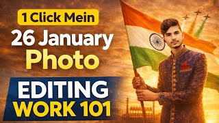 1 Click Mein 26 January Photo Editing 🇮🇳 | Republic Day Photo Kaise Edit Kare screenshot 4