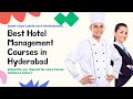 Hotel Management courses in Hyderabad | Best careers in hotel Management