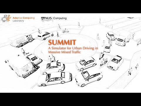 SUMMIT: A Simulator for Urban Driving in Massive Mixed Traffic