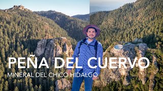 Mirador Peña del Cuervo en el Pueblo Mágico de Mineral del Chico en Hidalgo