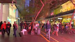 Sydney Australia 🦘🌏 Walking Time-lapse tour George Street Evening Rush _ 4K