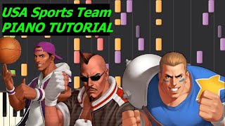 SLUM No.5 - America Stage Theme - Piano Tutorial The King Of Fighters HD 60fps screenshot 4