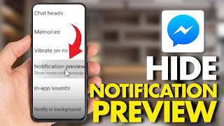 How To Hide Facebook Messenger Message Preview Notification (Full Guide 2026)