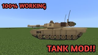 TANK MOD FOR MINECRAFT POCKET EDITION || TANK MOD FOR MCPE || #hg7895 #minecraft screenshot 5