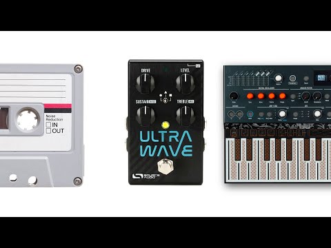 Source Audio Ultrawave on a synth (tape saturation and rat style patches)