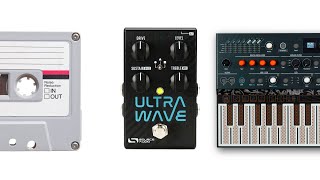 Source Audio Ultrawave on a synth (tape saturation and rat style patches)
