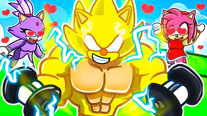RIZZING GIRLS As SUPER SONIC In Roblox GYM LEAGUE!