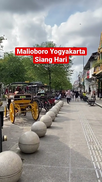 Malioboro Yogyakarta Siang Hari #wisatajogja #wisata #malioboro