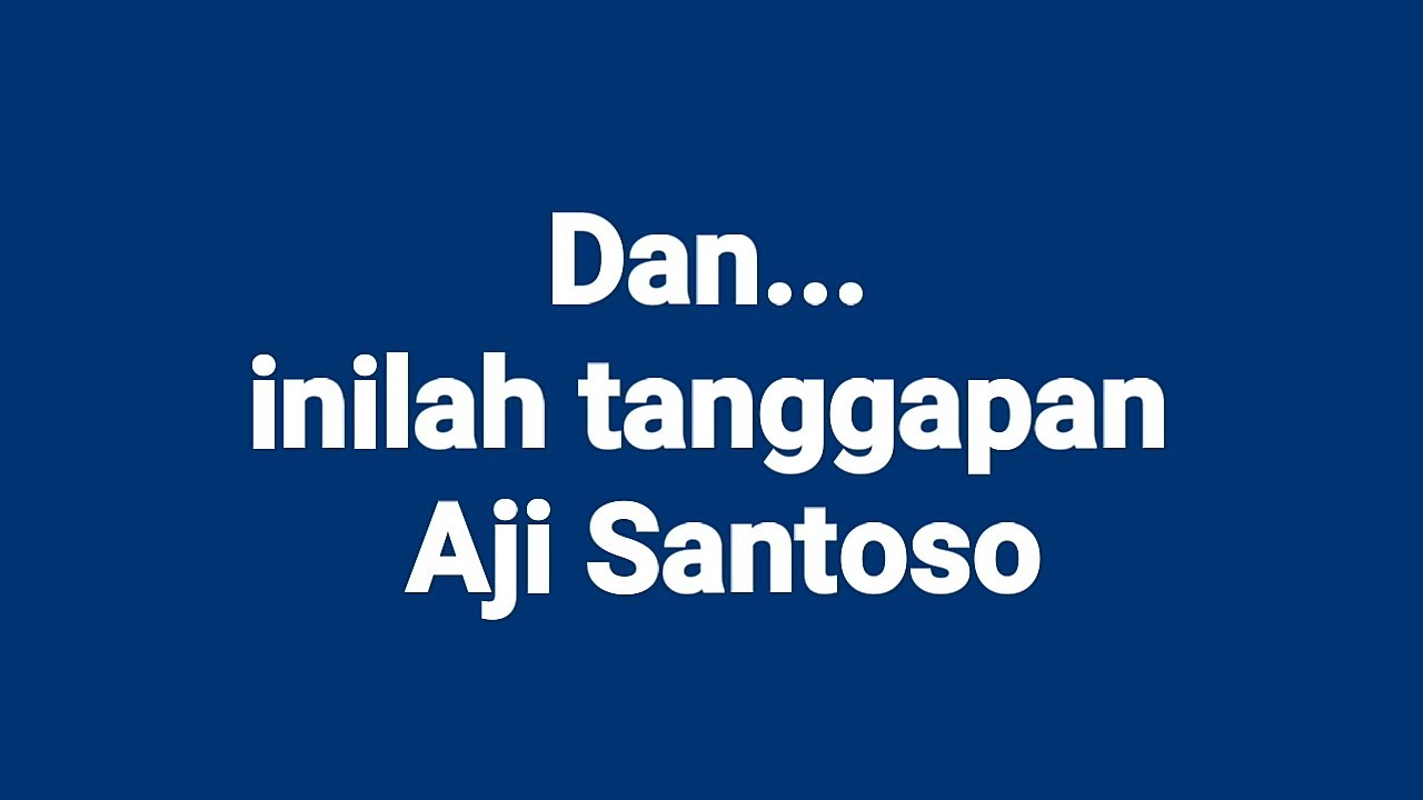 AJI SANTOSO PASTIKAN MUNDUR DARI AREMA FC JIKA YouTube