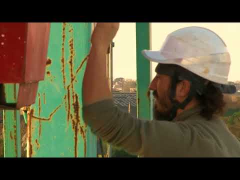 Dernier étage de maçonnerie - Moulin à vent de Pleubian (côtes d'Armor)