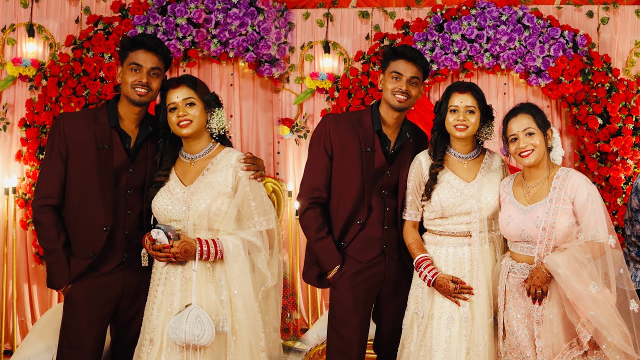Anannya and Kishan marriage reception full vlog ❤️😇 ￼@Anannya007 