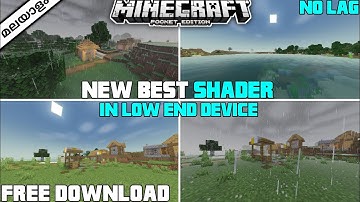 MINECRAFT PE || NEW BEST REALISTIC SHADER IN LOW END DEVICE 1.18+ [NO LAG][MALAYALAM]