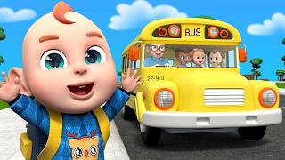 wheels bus wheels bus dance song rosoo nursery rhymes kids
