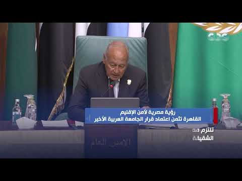 بيان رسمي للخارجية المصرية يثمن اعتماد الجامعة العربية لقرار الرؤية المشتركة للأمن في المنطقة