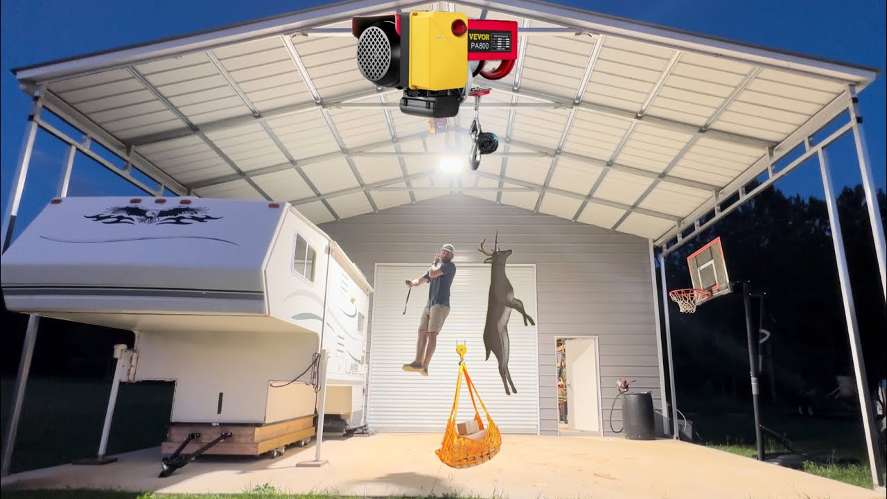 Vevor Shop Hoist Install