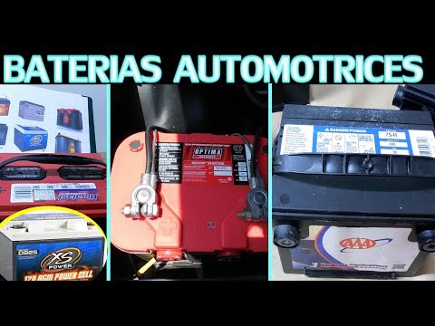 Video: ¿Cuáles son los diferentes tipos de baterías para automóviles?