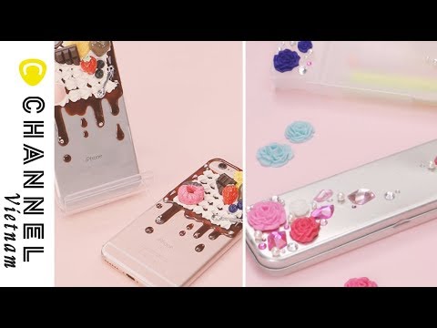 Video Cách trang trí ốp lưng điện thoại dễ thương - youtube