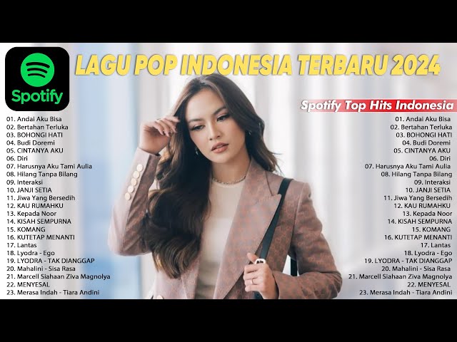 Lagu Pop Viral 2024 - Lagu Indonesia Terbaru 2024 - Spotify, Tiktok, JOOX class=