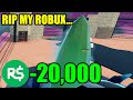 SPENDING 20,000 ROBUX ON A NUKE LIVE! Roblox Jailbreak