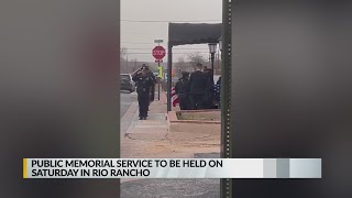 Public memorial service for Santa Fe officer to be held on Saturday