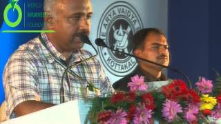Welcome Address - Speech Delivered By Dr.G Geethakrishnan - 5th World Ayurveda Congress